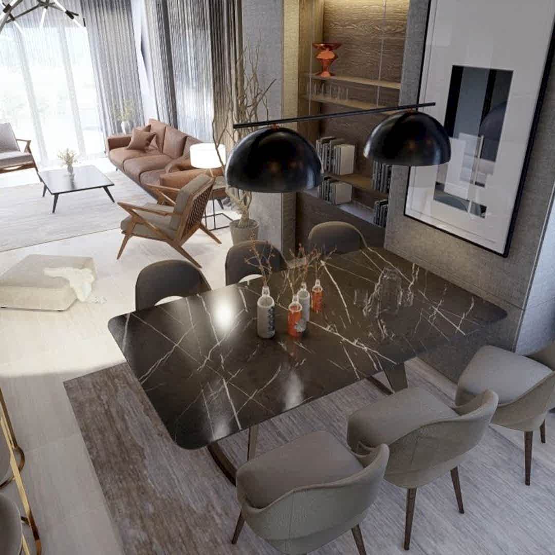 Lumion Yemek Masası | Ertaş Granit - Mermer Masa - Modoko - Masko