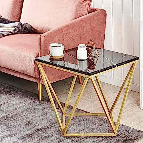 V Mermer Gold Sehpa | Ertaş Granit - Mermer Masa - Modoko - Masko