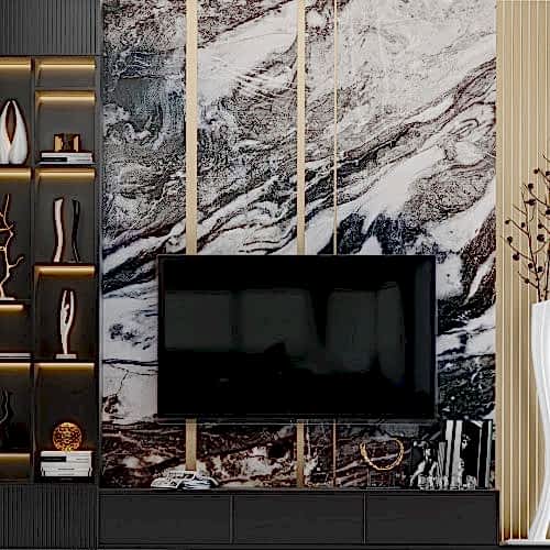 Fanelli Tv Ünitesi | Ertaş Granit - Mermer Masa - Modoko - Masko