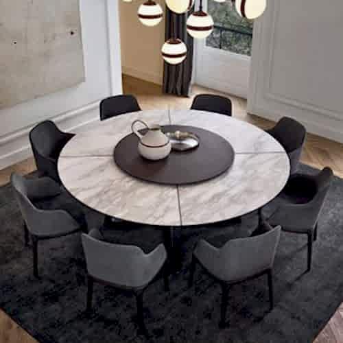 Carrara Mermer Yemek Masası 7 | Ertaş Granit - Mermer Masa - Modoko - Masko