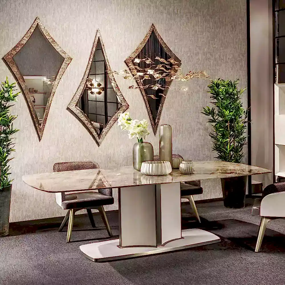 Breccia Oniciata Mermer Yemek Masası | Ertaş Granit - Mermer Masa - Modoko - Masko