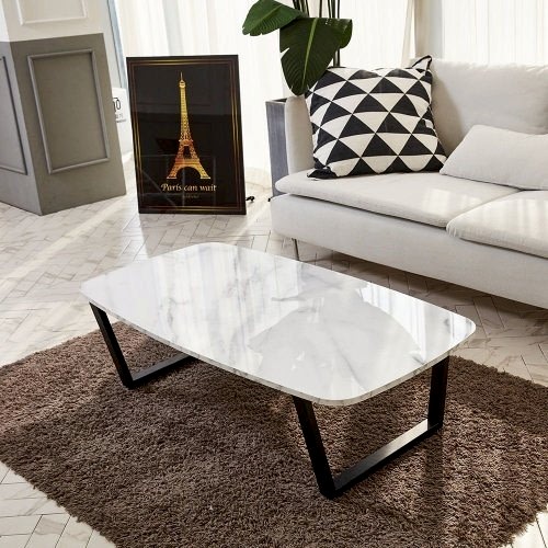 Elips Mermer Sehpa | Ertaş Granit - Mermer Masa - Modoko - Masko