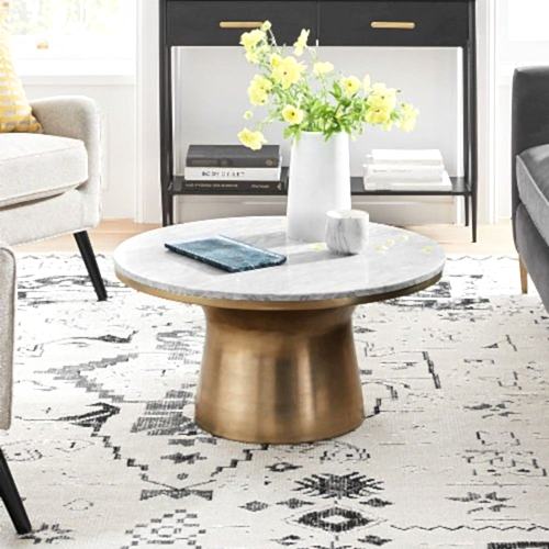 Round Mermer Sehpa | Ertaş Granit - Mermer Masa - Modoko - Masko