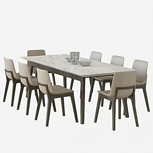 Calacatta Yemek Masası 2 | Ertaş Granit - Mermer Masa - Modoko - Masko