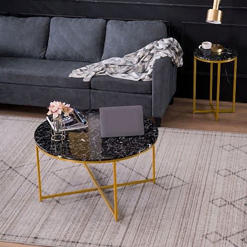 Mermer Sehpa Siyah | Ertaş Granit - Mermer Masa - Modoko - Masko